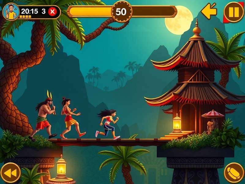 Temple Run 2 iPhone gameplay screenshot