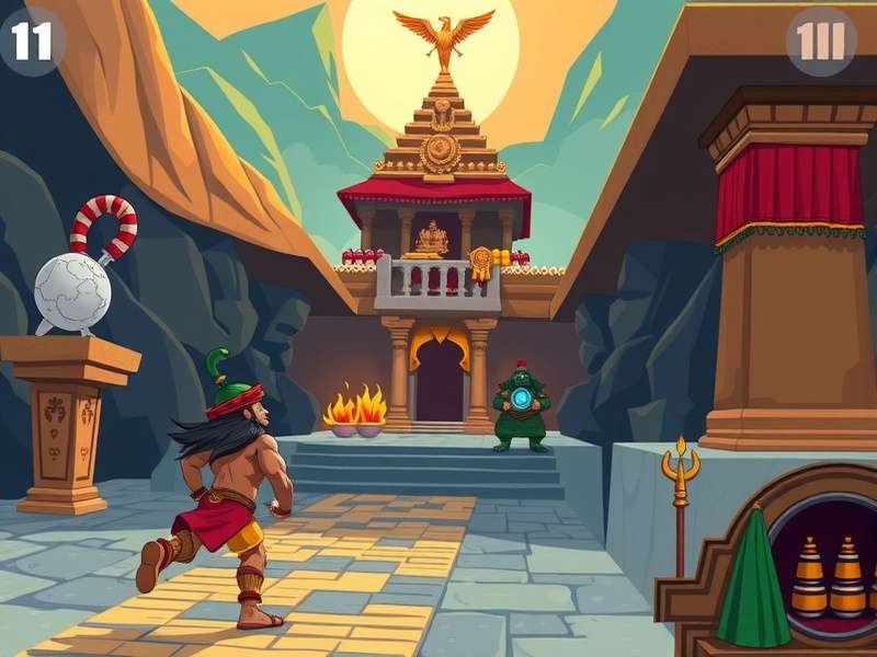 Temple Run गेमप्ले स्क्रीनशॉट