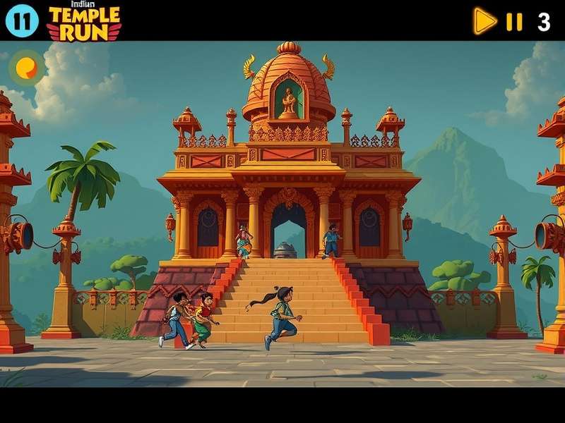 Temple Run 1 on Poki Poki gameplay screenshot