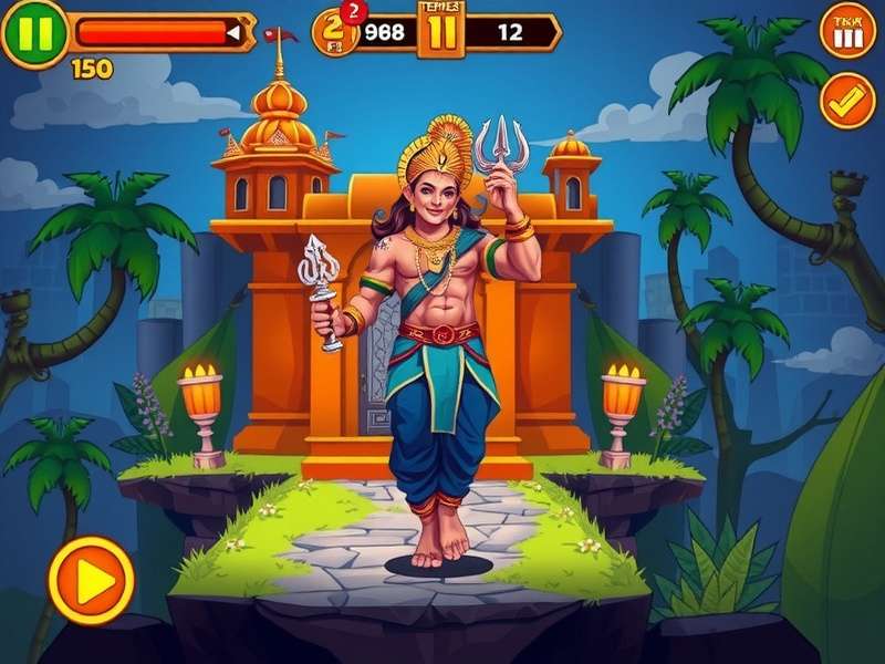 Temple Run Little Game Online स्क्रीनशॉट