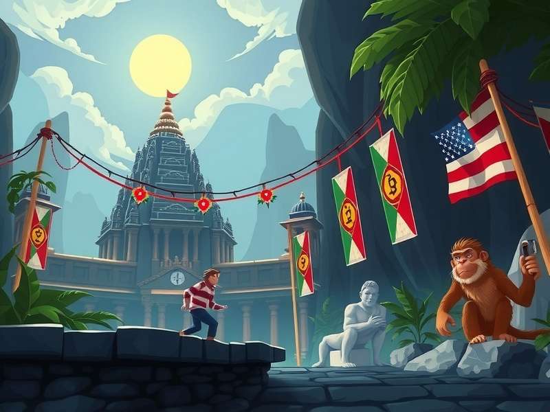 Temple Run Monkey Character PNG