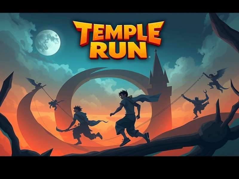 Temple Run YouTube Playables on Laptop