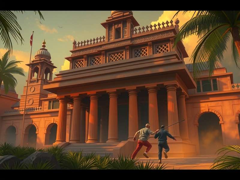 Temple Run Cutscene दृश्य