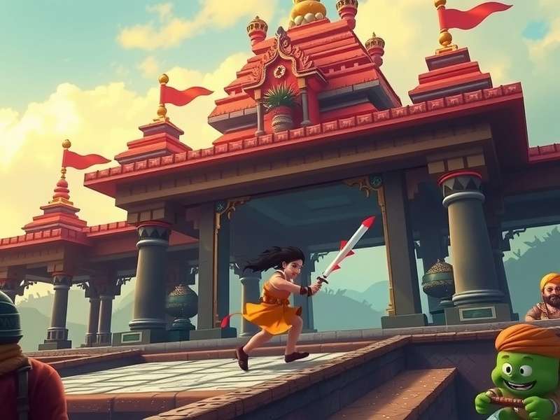 Temple Run Brave iPad Air गेमप्ले