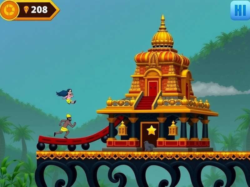 Temple Run 3D Murugan Gameplay Screenshot