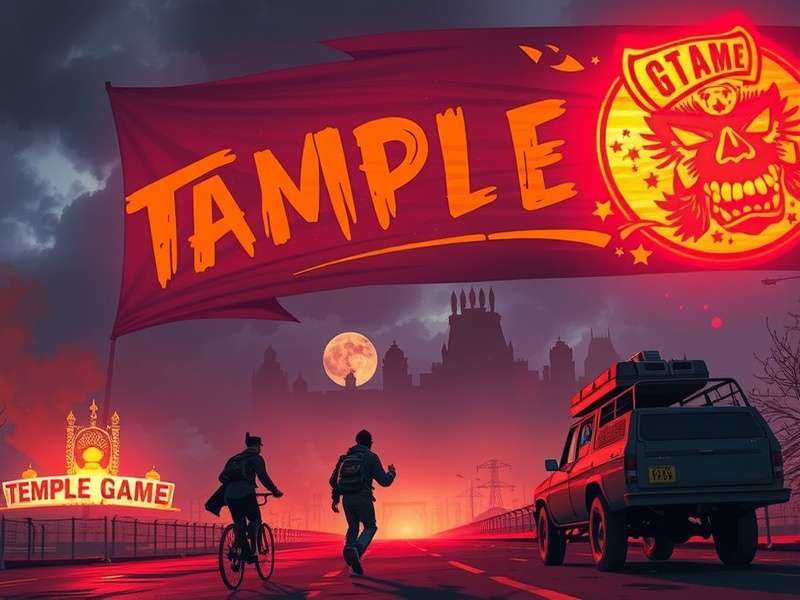 Temple Run Game Main Character Running