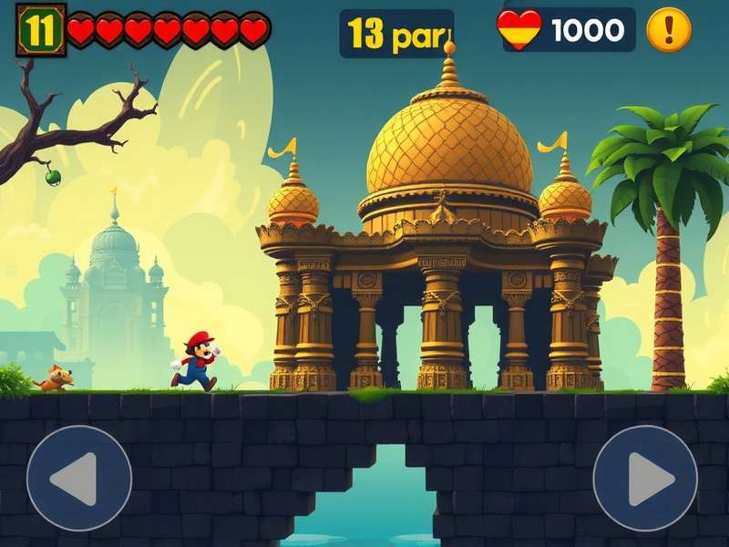 Temple Run Mario Gameplay