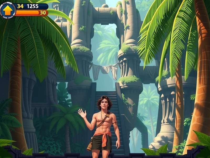 Temple Run 2 Fall Jungle 2017 gameplay screenshot