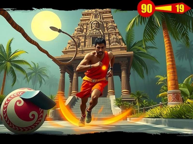 Temple Run 2 with Usain Bolt gameplay screenshot