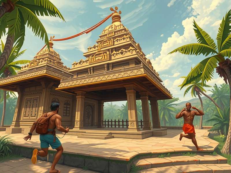 Temple Run Game Ending Scene