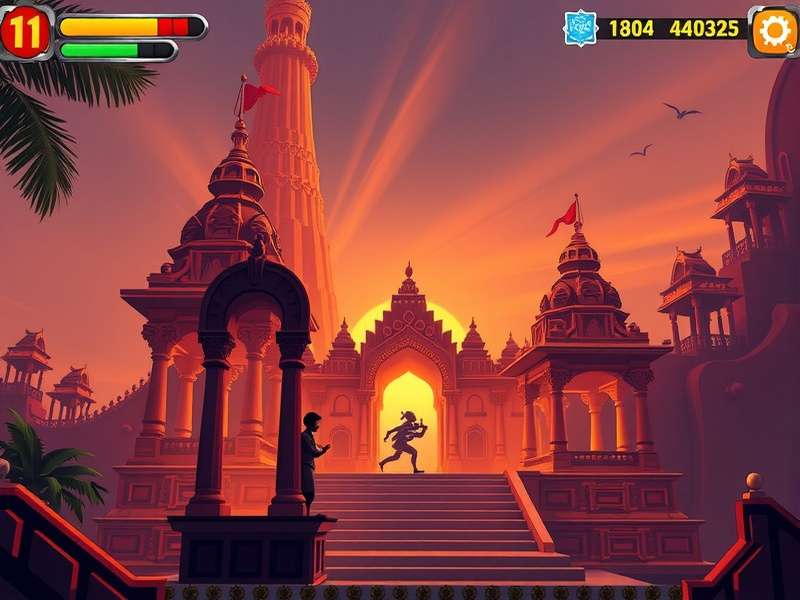 Temple Run Game Final Level Screenshot