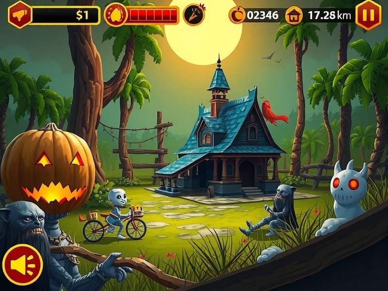 Temple Run 2 Haunted Harvest Gameplay Screenshot