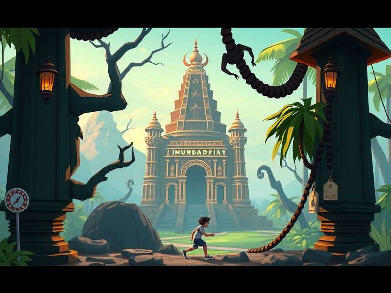 Temple Run Gameplay Screenshot