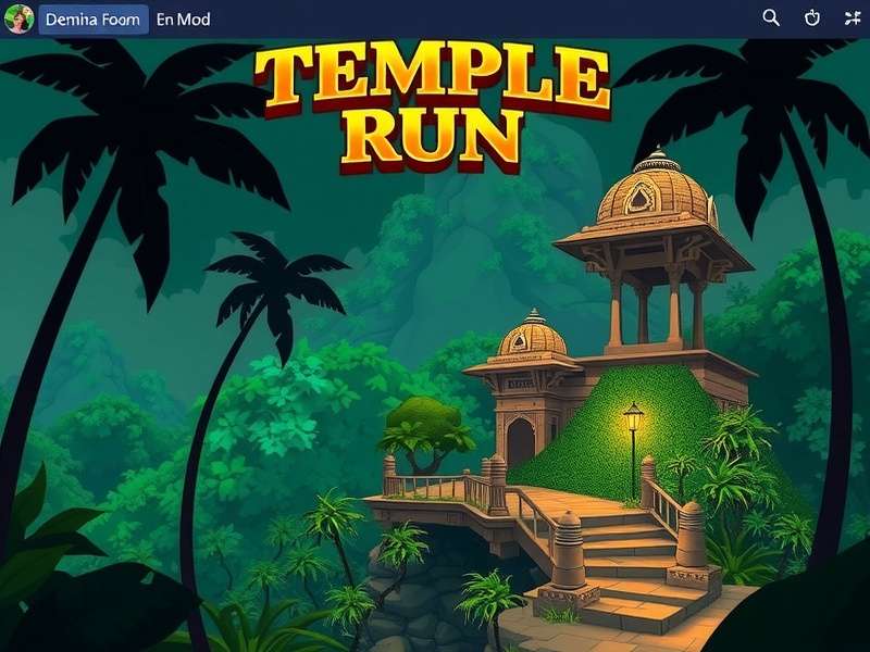 Temple Run 1 Mod Menu इंटरफेस