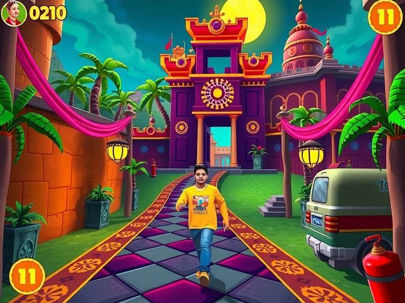 Temple Run 2 Disco Queen gameplay screenshot
