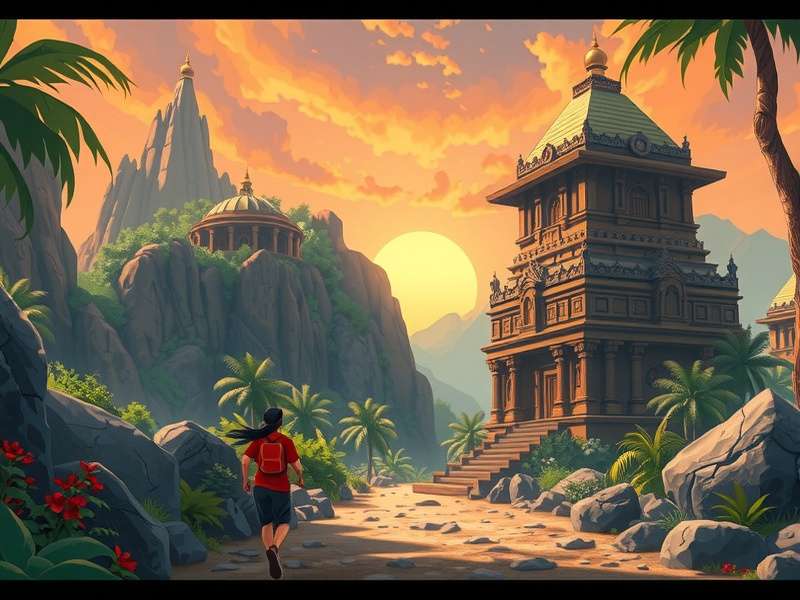 Temple Run 2 Anime Combined gameplay screenshot