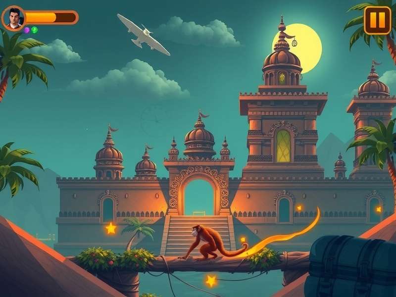 Temple Run Monkey Chase Scene