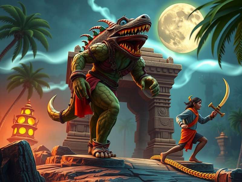 Temple Run 2 Monsters Movie Night gameplay screenshot