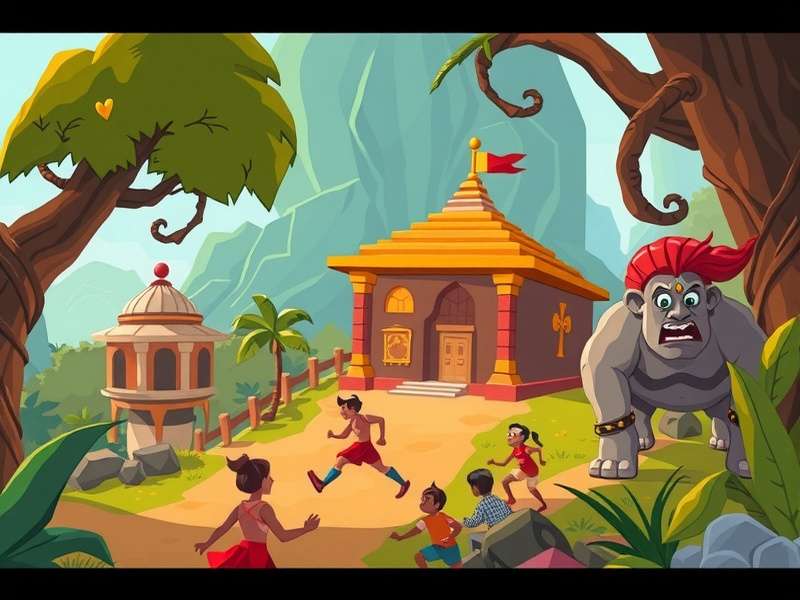 Temple Run Cartoon Characters
