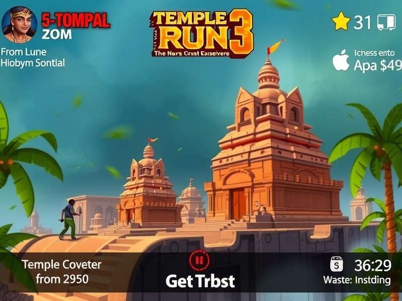 Temple Run 3 iOS 18 Download Screenshot