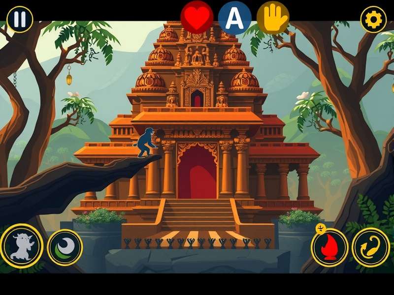 Temple Run 1 में विभिन्न प्रकार के बंदर