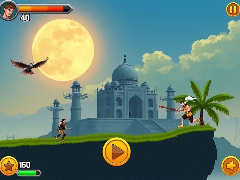 iPhone पर Temple Run गेमप्ले