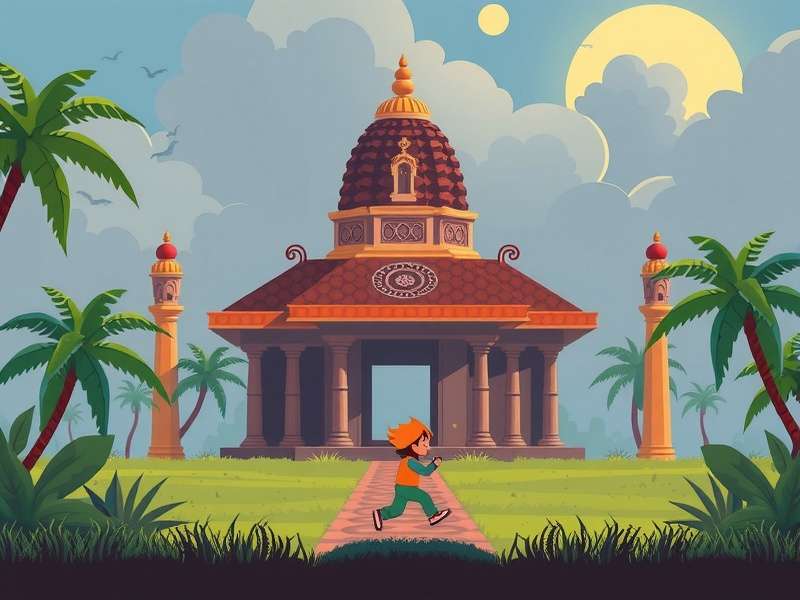 Temple Run 672 Country गेम स्क्रीनशॉट