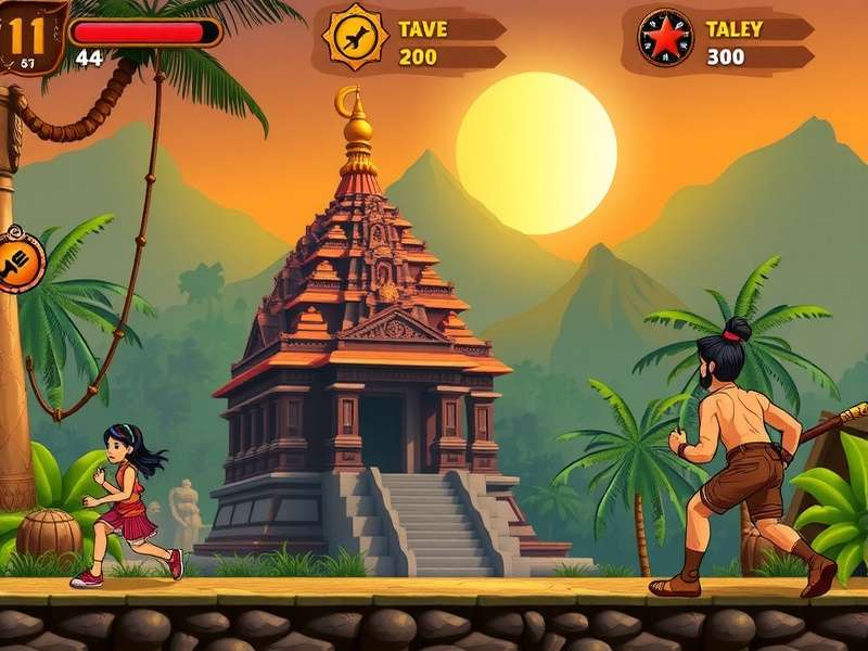 PC पर Temple Run गेमप्ले