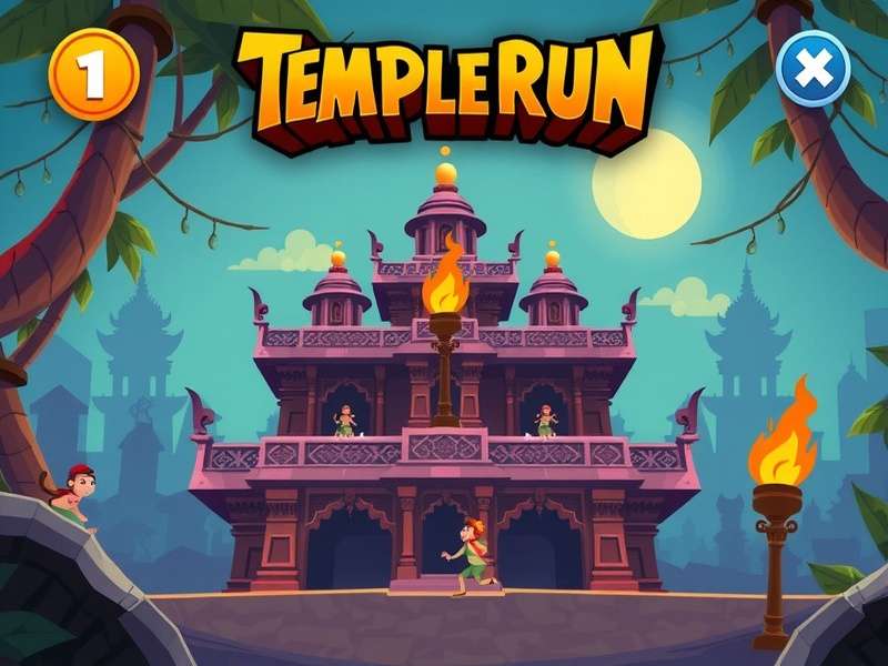 Temple Run 1 Gameplay - बंदरों का पीछा