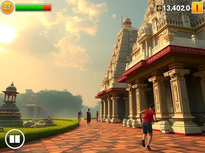Temple Run gameplay fail moment