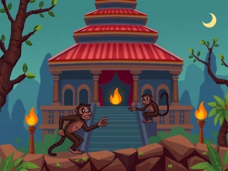 Temple Run 2 में बंदरों की बातचीत