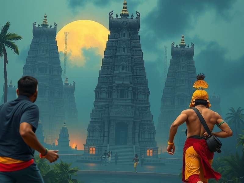 Temple Run Thedicat गेमप्ले स्क्रीनशॉट