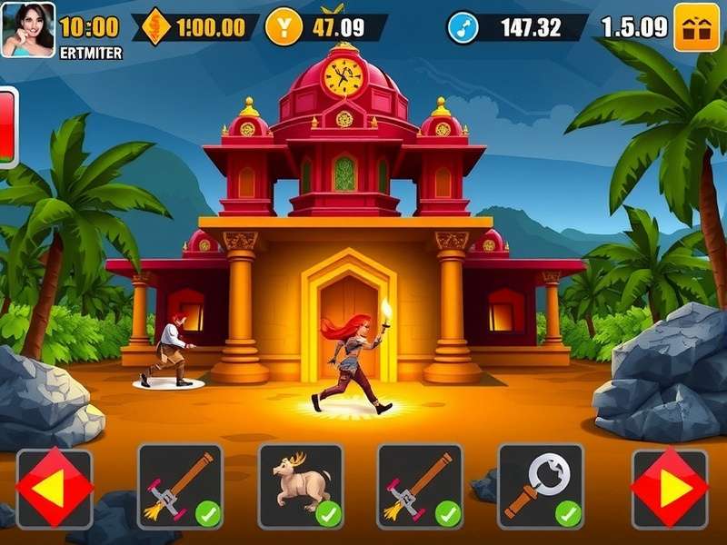 Temple Run Hack Game Interface