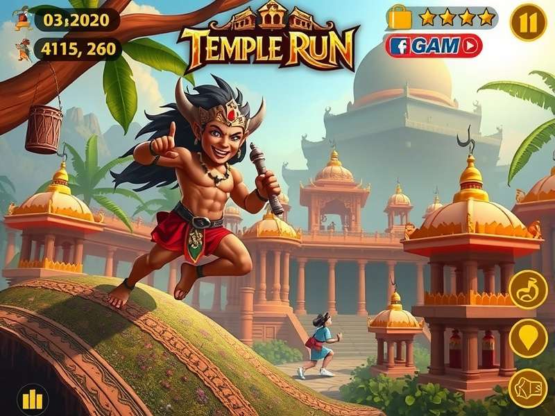 Temple Run Gameplay Screenshot
