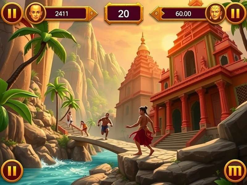 Temple Run 2 Game on Apple iPad