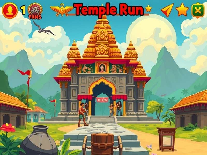 Temple Run Gameplay Screenshot