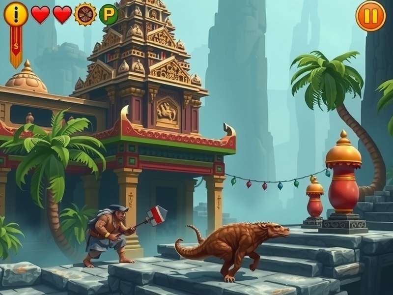 Temple Run PC Online Gameplay Screenshot