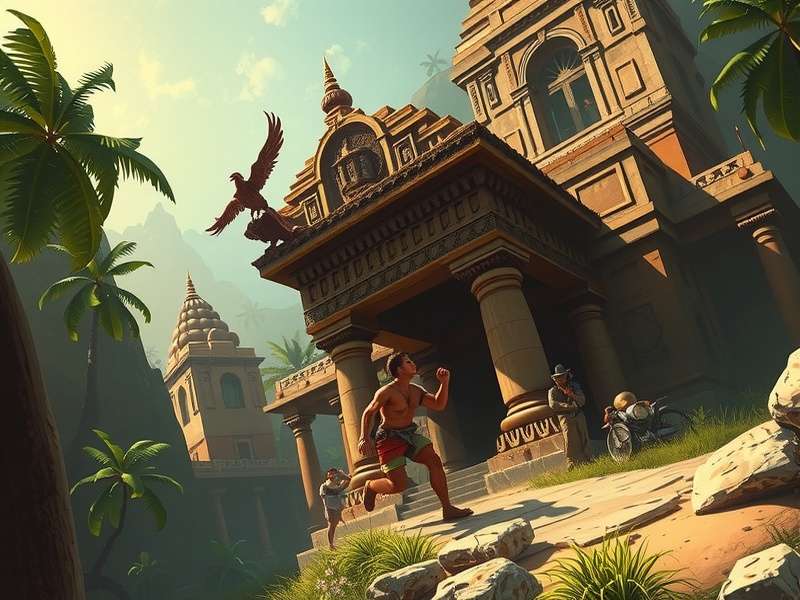 Temple Run Brave Game Screenshot