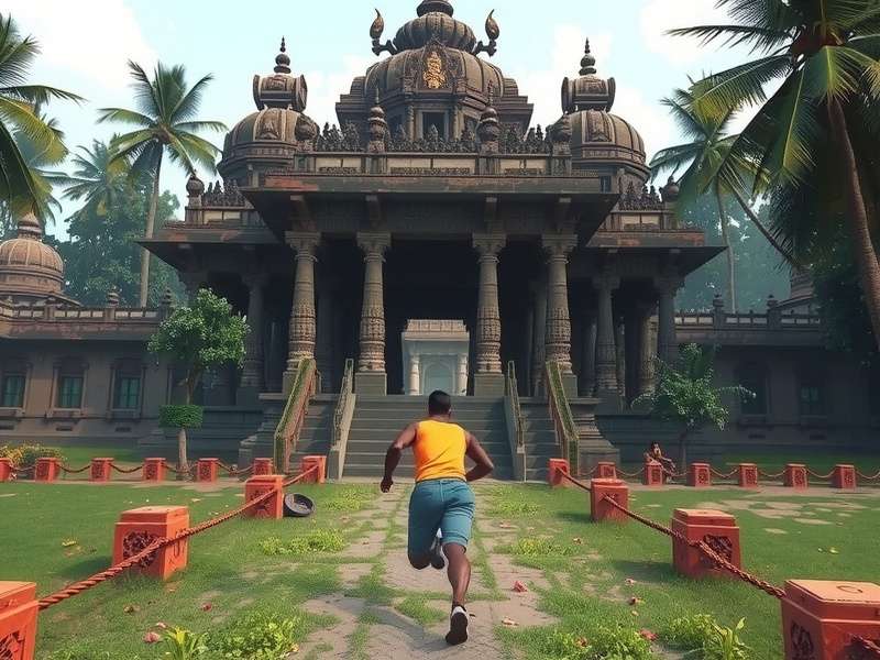 Temple Run Real Life Green Screen Video