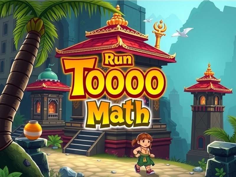 Temple Run 10000 Math Games gameplay screenshot