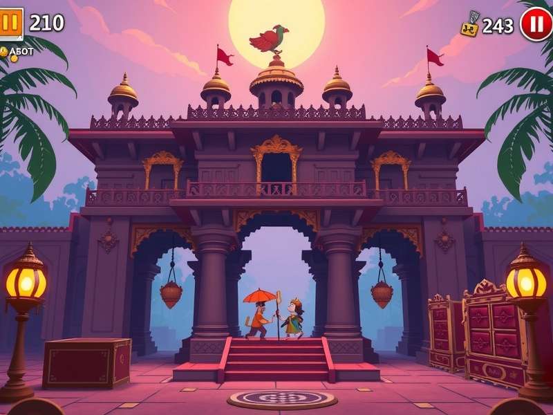 Temple Run 4 Players Only गेमप्ले