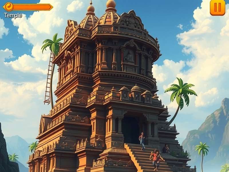 Temple Run iOS 3 Voice गेमप्ले स्क्रीनशॉट