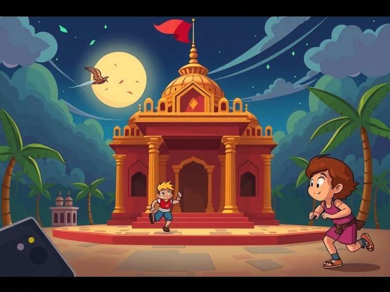 Temple Run Wala Cartoon Gameplay