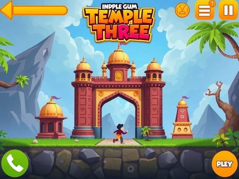 Temple Run Three Free Gameplay Screenshot