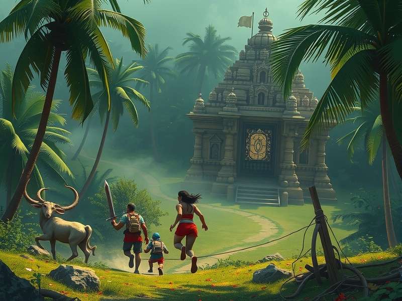 Temple Run OSRS गेमप्ले स्क्रीनशॉट