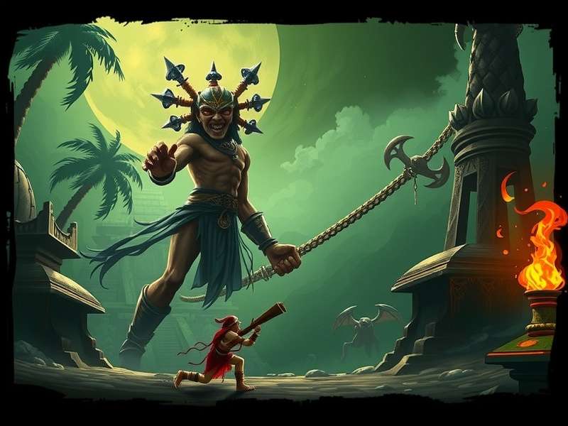 Temple Run Monster chasing character