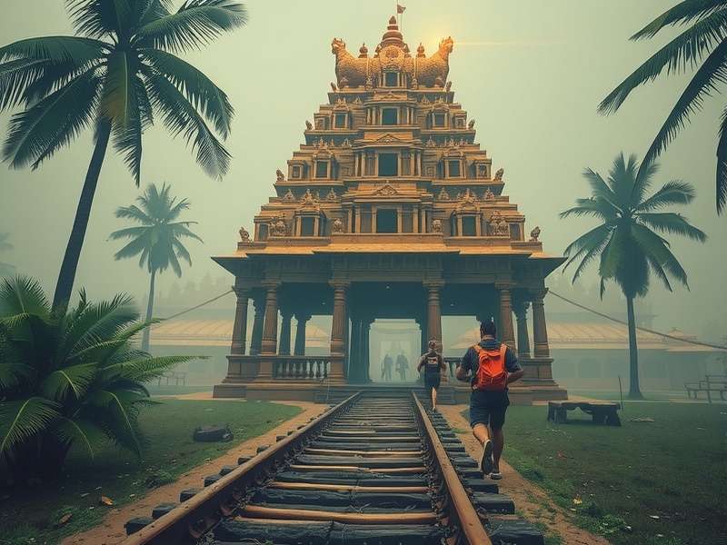 Temple Run Music Trap Remix gameplay screenshot