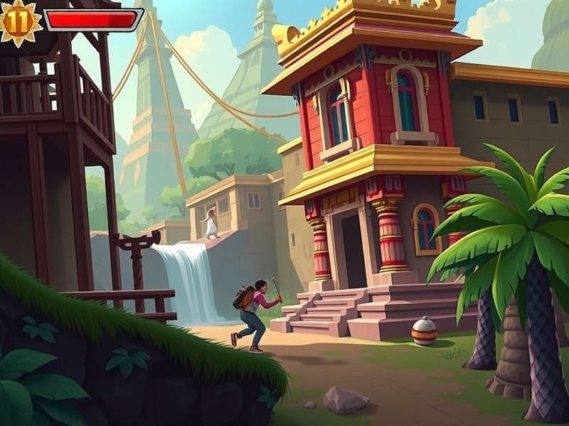 Temple Run 2 Windows 11 gameplay screenshot
