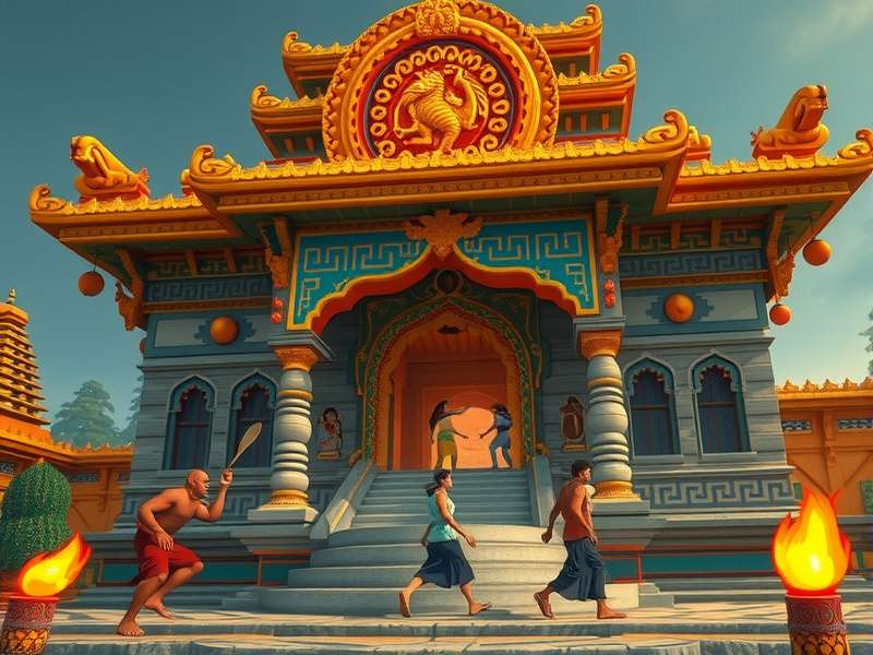 Temple Run Game Final Scene
