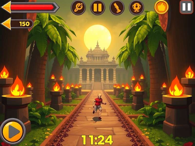 Temple Run 3D Gameplay Screenshot